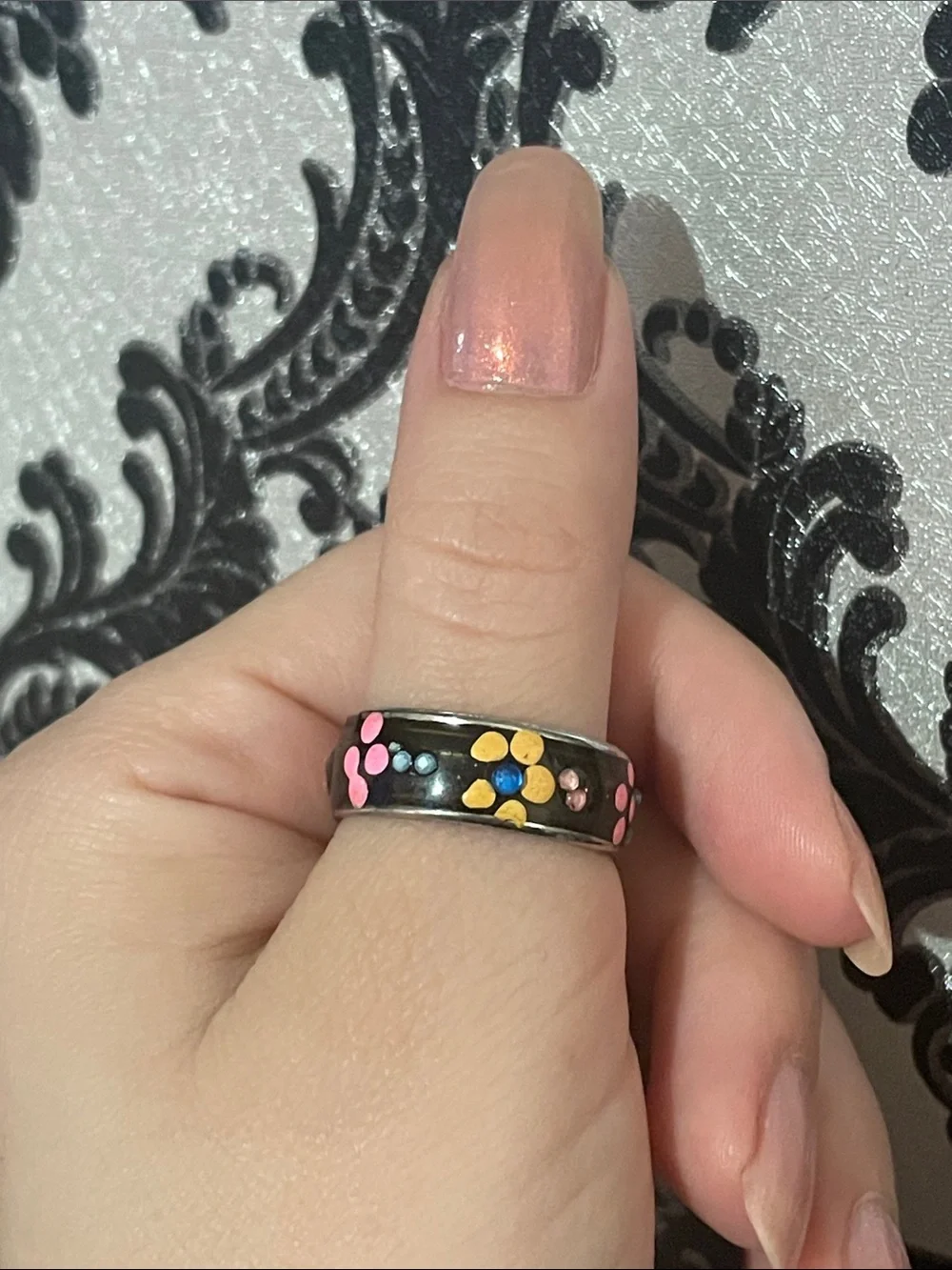 Y2K flower ring